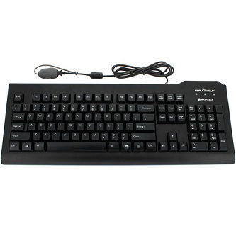 Seal Shield WATERPROOF TRUETYPE KEYBOARD IP68 BLACK